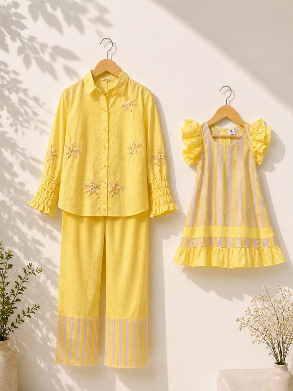 Sunstripe Frillie Dress