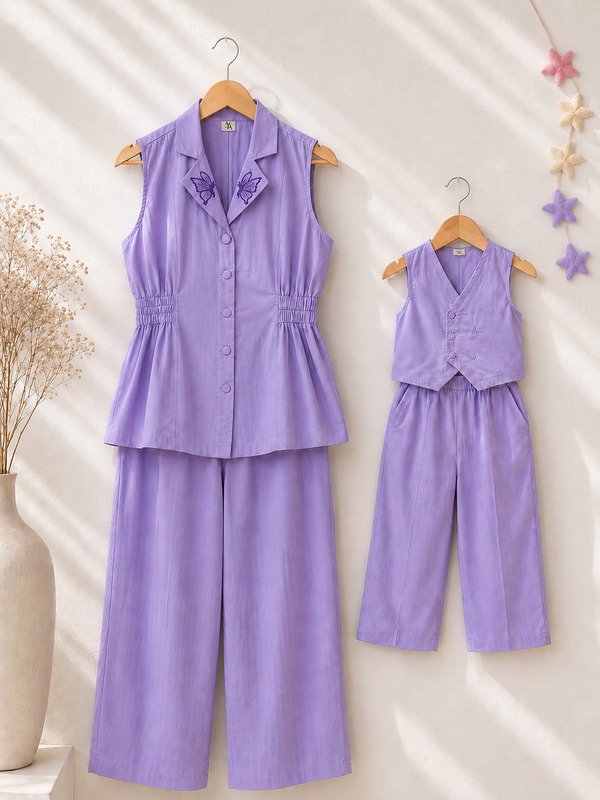 Little Lilac Waistcoat Pants
