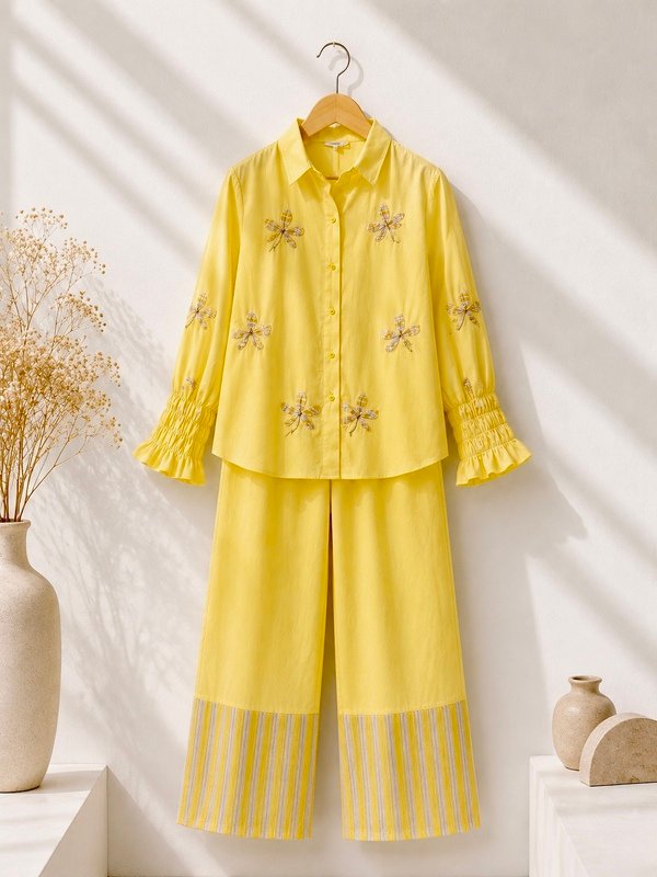 Petal & Sun Stitch co-ord set