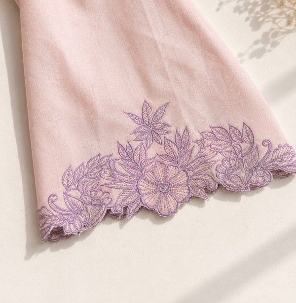 Blush Bloom Linen co-ord set