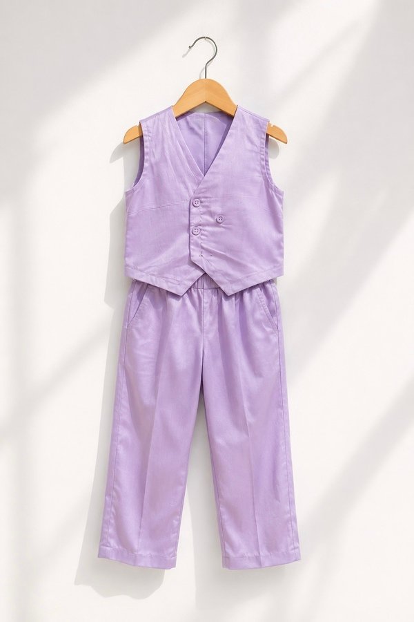 Little Lilac Waistcoat Pants