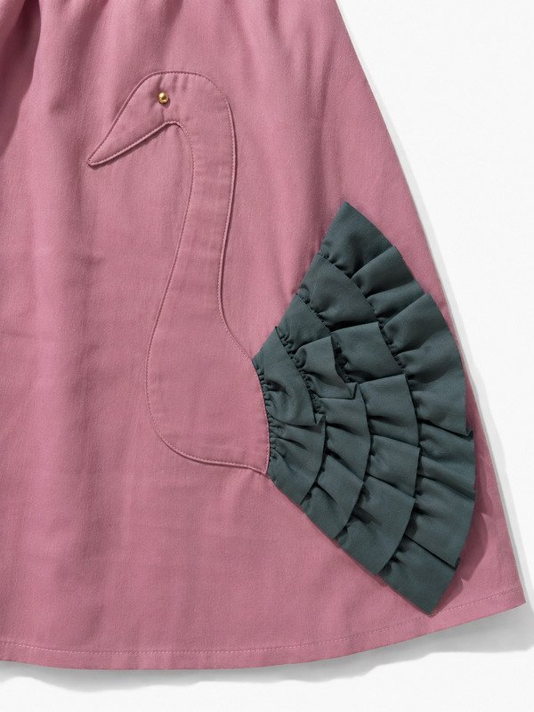 Flamingo Flutter dress