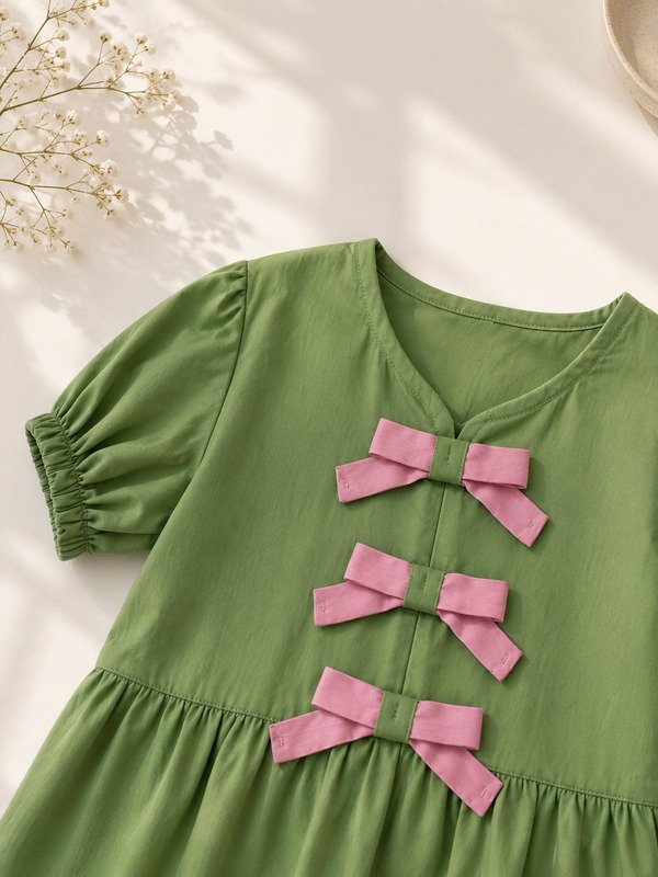 Candy Mint Bow Set